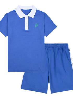 深圳市校服统一小学生速干夏季礼服男女短袖上衣短裤衬衣短裙套装