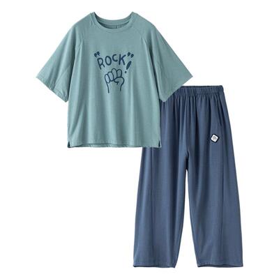 小黑托昵儿童家居服男童女童睡衣