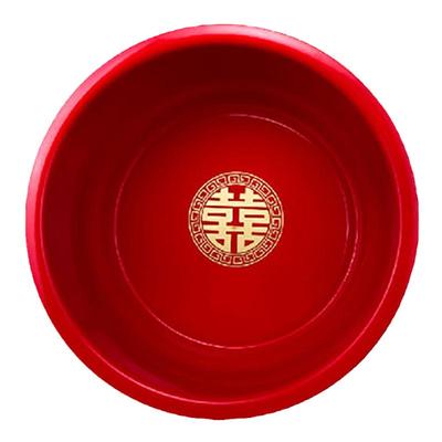 脸盆红色喜盆陪嫁婚礼盆新人