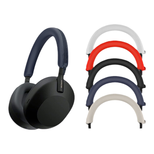 ESCASE 适用索尼WH-1000XM5头戴式耳机保护套XM4横梁头梁套3耳罩帽硅胶保护壳软壳防尘防摔跑步