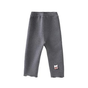 女童打底裤加厚裤子保暖棉裤