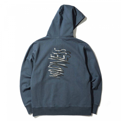 印花水洗余文乐连帽加绒卫衣折扣