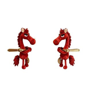 新年装饰门把手护套马年氛围场景布置入户门小马挂件礼物吉祥物