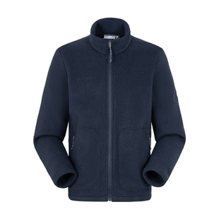 MAMMUT猛犸象Falera男士户外秋冬保暖抓绒弹力立领中层夹克外套