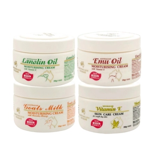 绵羊油面霜GM澳洲澳芝曼脂维E保湿霜山羊奶补水面霜润肤露护手霜