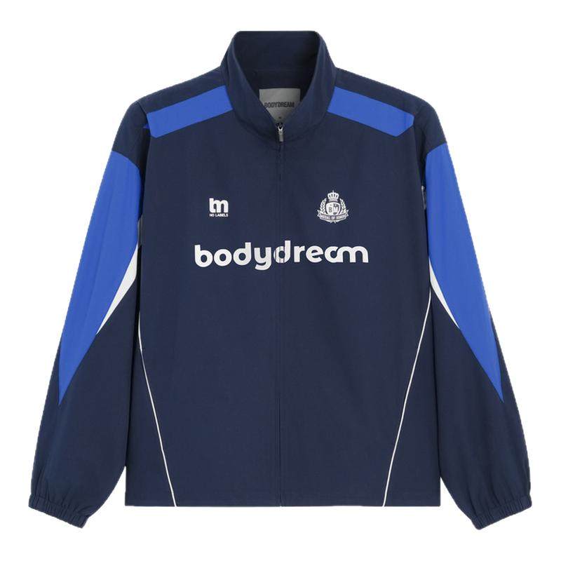 【随时上场】BODYDREAM短款足球风夹克秋季男撞色立领运动外套