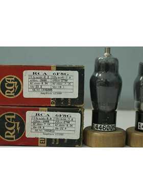 议价6F8G VT99 RCA NOS 全新带盒 黑色涂层玻璃 Amplitrex 测试 1