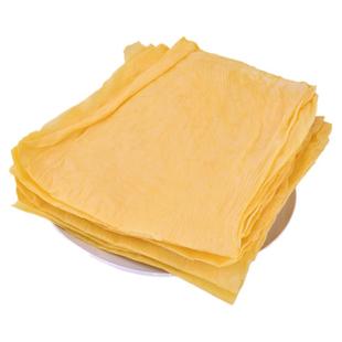 三边腐竹广东潮汕牛肉火锅配菜精选炸腐皮纯正手工豆腐皮带箱18斤