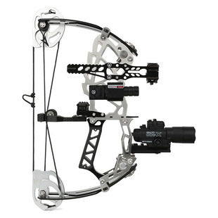 短轴迷你复合弓小型弓成人款户外大威力高精度滑轮弓不锈钢金属弓