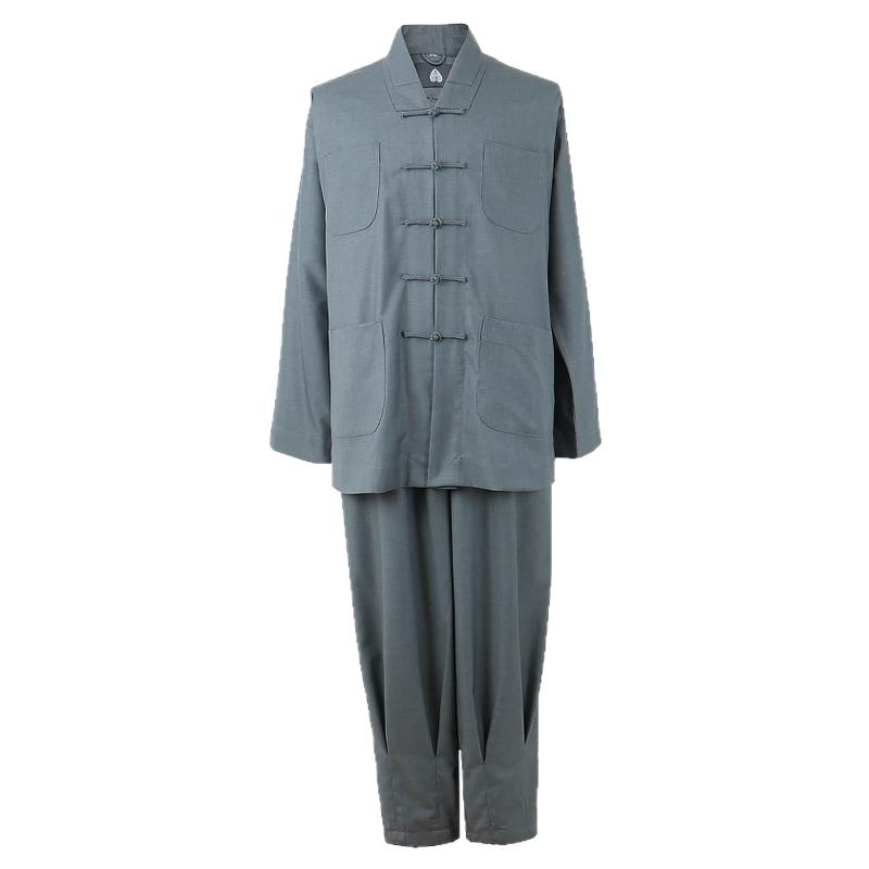 僧服免绑腿短褂春秋加厚不皱棉布