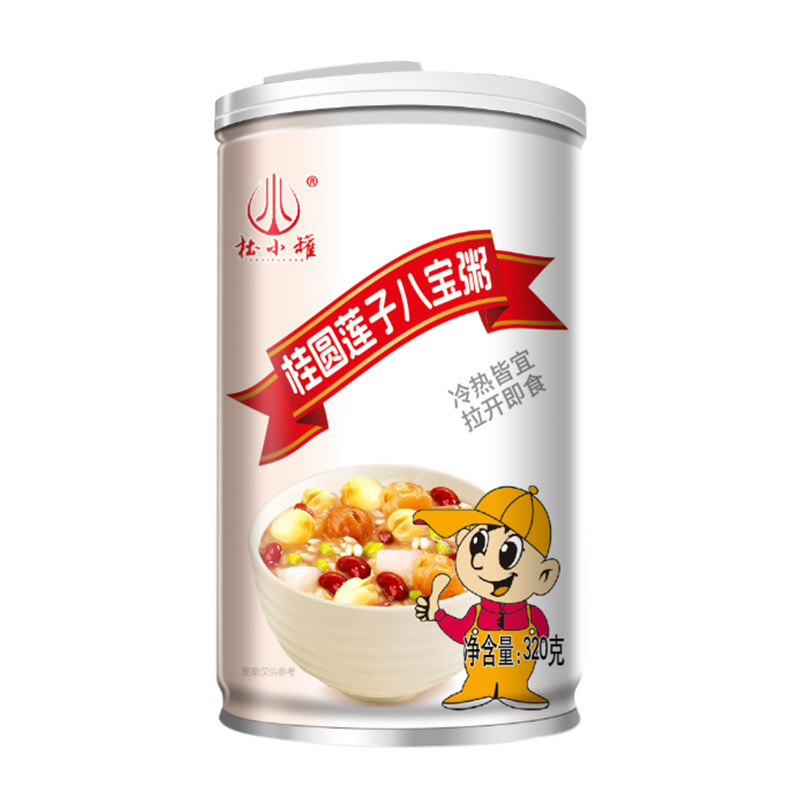 桂圆莲子升级版八宝粥速食粥整箱320g*12罐营养早餐代餐五谷粗粮