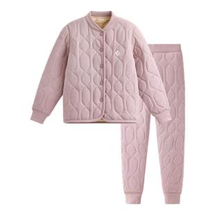 英氏儿童校服神器男童女童秋冬新款a类羊毛加厚棉服男孩保暖棉袄