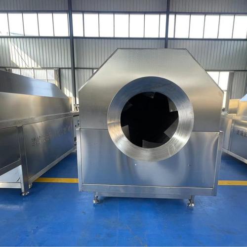 小麦胚芽电磁炒货机 全自动控温控鱼饵料炒制设备 大型饲料炒货机