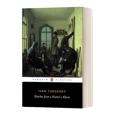 英文原版 Sketches From A Hunter's Album 猎人笔记 屠格涅夫 黑经典 豆瓣推荐 英文版 进口英语原版书籍