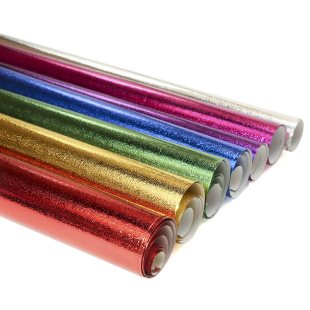 纹理亮彩纸礼品圣诞包装纸彩虹礼物盒防水覆膜手工纸金色红色银色