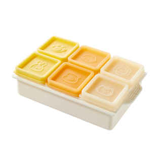 婴儿辅食冷冻格辅食盒分格独立储存分装肉泥浓汤宝宝硅胶辅食模具