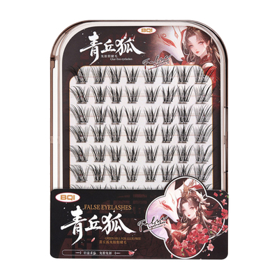 新中式清冷狐系免胶自粘假睫毛