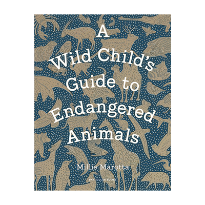 A Wild Child's Guide to Endangered Animals 野生动物指南 濒临灭绝的动物 英文原版 marotta millie 绘画画册画集科普 英语书籍