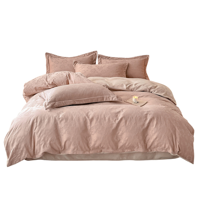 提花全棉加绒床上四件套冬加厚