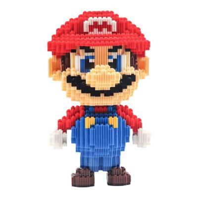 马里奥颗粒拼装积木玩具