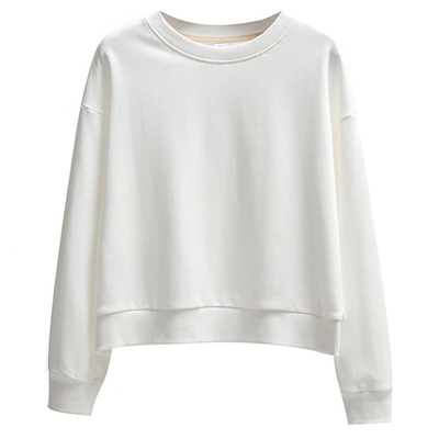 短款显高春秋薄款韩版纯棉宽松