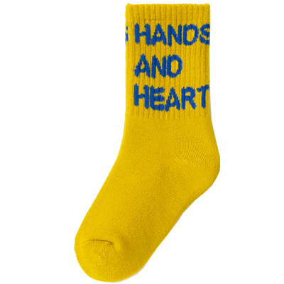 秋冬加绒保暖中高筒冬天儿童袜子