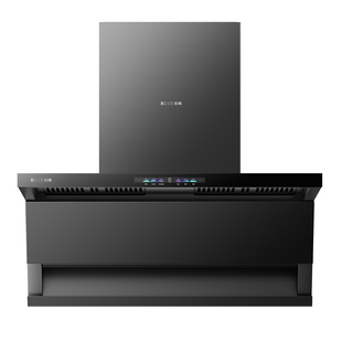 华帝百得顶侧双吸抽油烟机燃气灶套装大吸力变频脱排油烟机家用