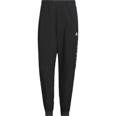 Adidas/阿迪达斯正品Wording男士休闲梭织束脚日常运动裤IM8764