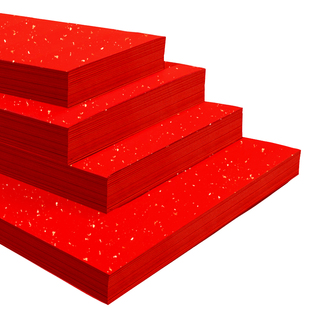 加厚万年红宣纸洒金红纸大张新年大红色宣纸结婚乔迁毛笔书法写福字的红纸对联纸批发剪纸专用纸四尺空白手写