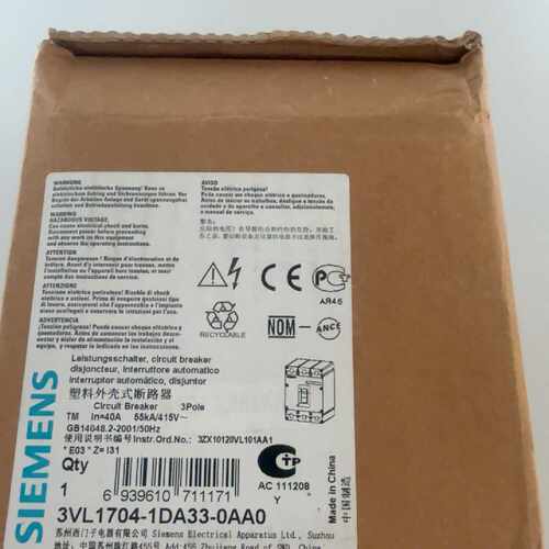 【议价-可维修】   3VL1704-1DA33-0AA0 VL160X /均有货