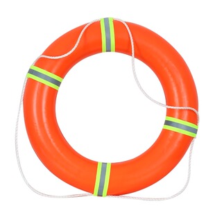 救生圈船用专业实心泡沫反光塑料成人大人PVC紧急应急防汛救生圈