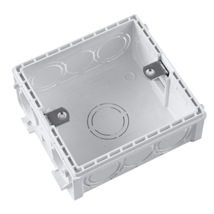 俊朗开关插座附件正品 明装底盒 明装双底盒 暗装底盒 螺口灯座