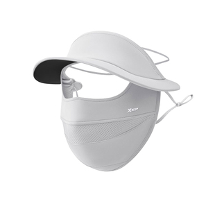 特步脸基尼全脸防晒面罩帽檐防紫外线女冰丝遮阳帽子一体防护口罩