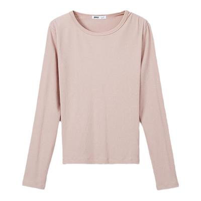 SPAO春季新品长袖T恤休闲易搭