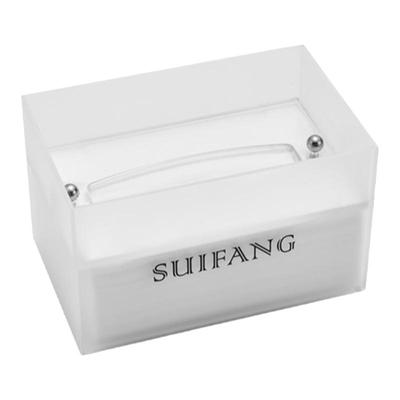 铁球创意logo亚克力沉盖抽纸盒