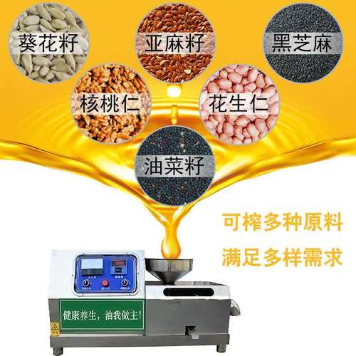 韩皇全自动榨油机商用榨油中小型榨油机螺旋榨油机香油机榨50型