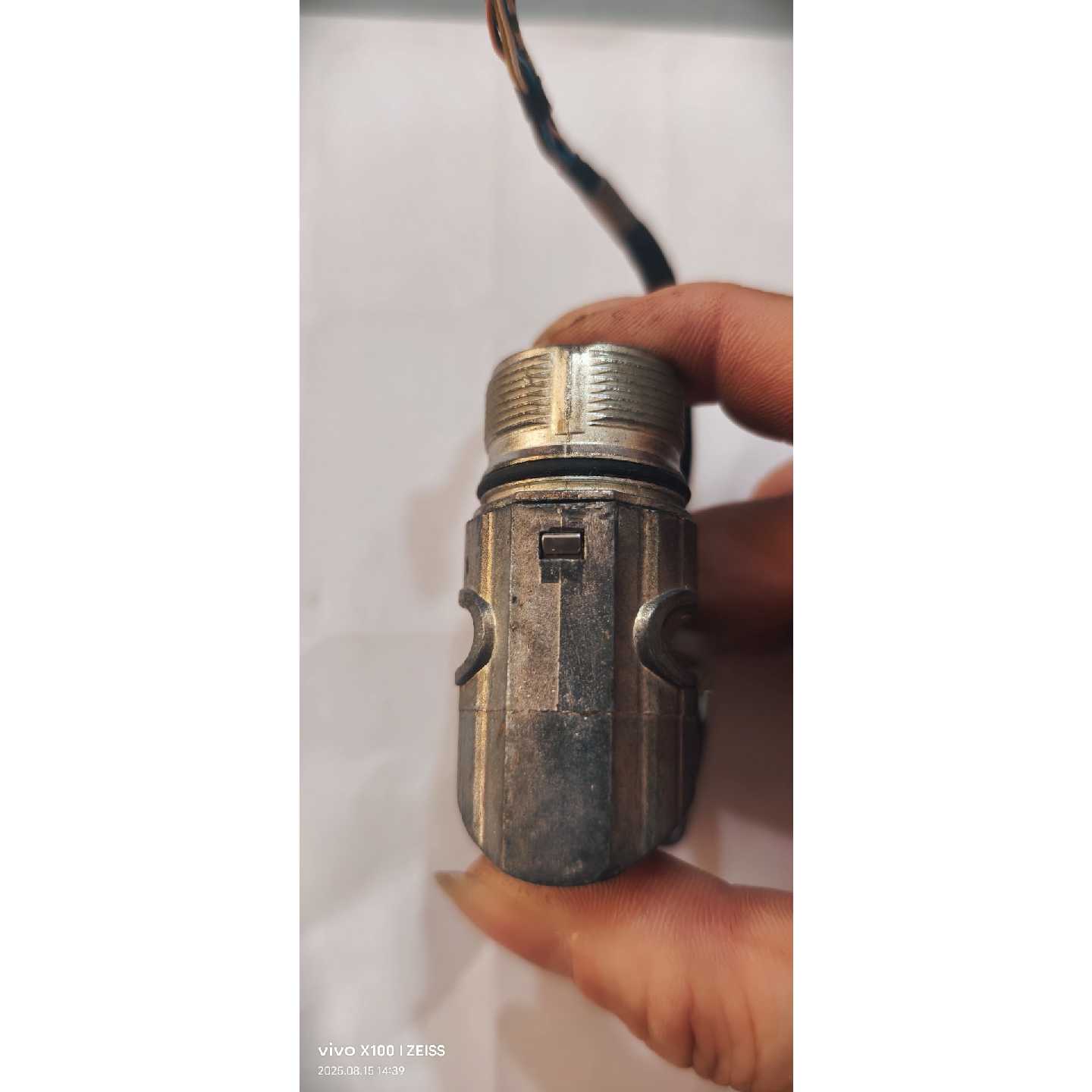 〔议价-可维修〕二手 电机编码器插头 12 15孔 这款插头特殊点 扁