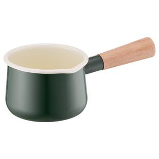 乐扣乐扣珐琅搪瓷奶锅电磁炉热牛奶煮面专用不粘锅迷你单柄小奶锅