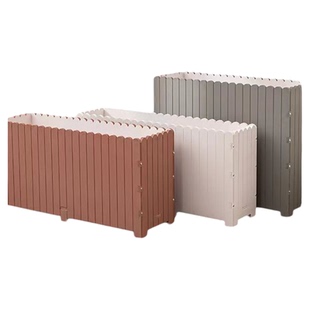 花箱户外庭院阳台种菜塑胶防腐花槽特大长方形围栏花盆定制种植箱