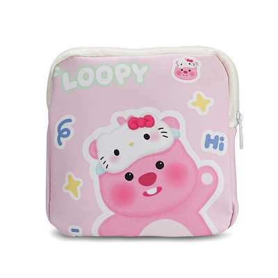 随身可爱外出大容量卫生棉包包