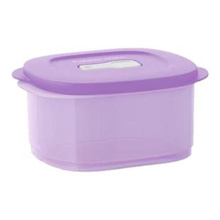 特百惠800ml微波层叠小方盒可微波加热上班族学生便携午餐饭盒