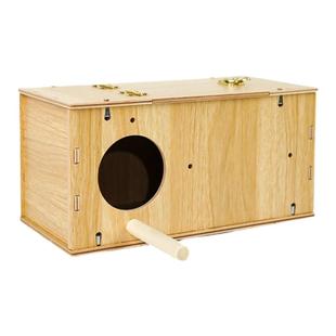 鸟窝鹦鹉繁殖箱用品大全虎皮玄凤牡丹繁育箱鸟窝鸟巢实木鸟笼配件