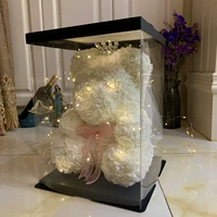 40 сантиметров корон, чистый белый+свет+подарочная коробка