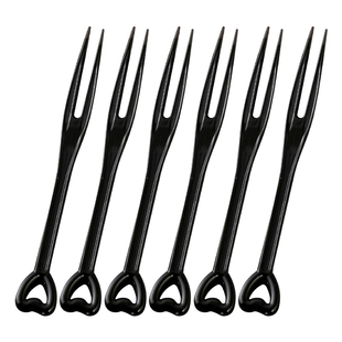 一次性水果叉子家用单独包装高级感塑料果叉小叉水果签牙签食品级