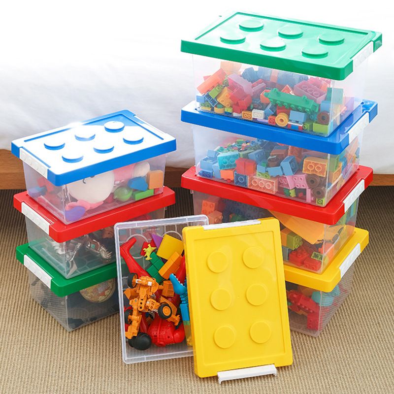 积木收纳箱大容量家用整理箱宝宝儿童玩具杂物小颗粒零件储物箱子
