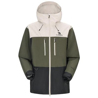 骆驼户外腾云冲锋衣硬壳男女新款单层轻量化防风防水登山服装外套