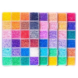 拼豆拼豆豆手工diy材料包立体融合全套装工具9立体融合豆补充包10