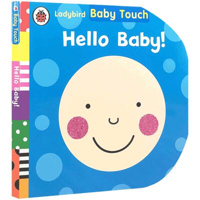 英文原版绘本Baby Touch: Hello, Baby! 嗨，宝贝幼儿纸板触摸书刺激宝宝大脑的感官学习0-3岁儿童 亲子互动玩乐学习Ladybird