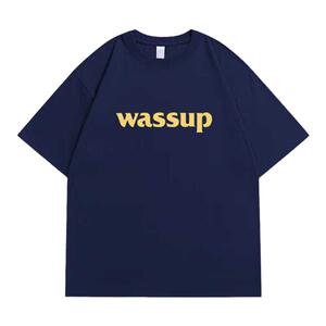 WASSUP官方280克重磅纯棉短袖男夏季T恤女基础款上衣情侣半袖国潮