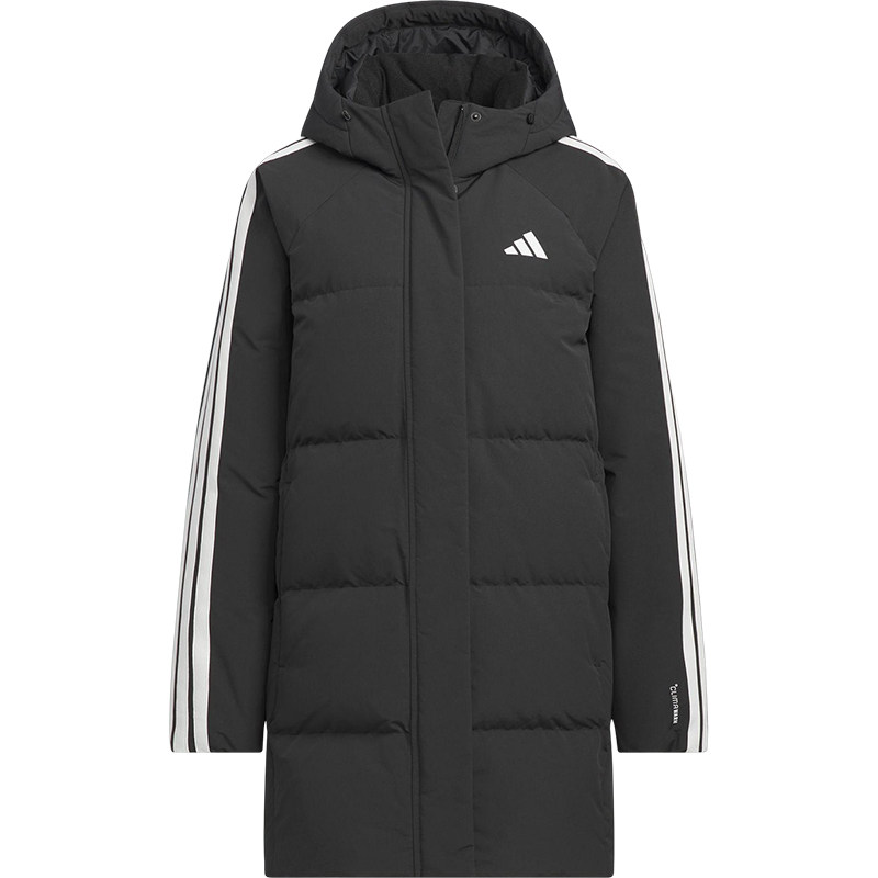 Adidas/阿迪达斯官方正品当季款女士保暖中长款羽绒服KC2486